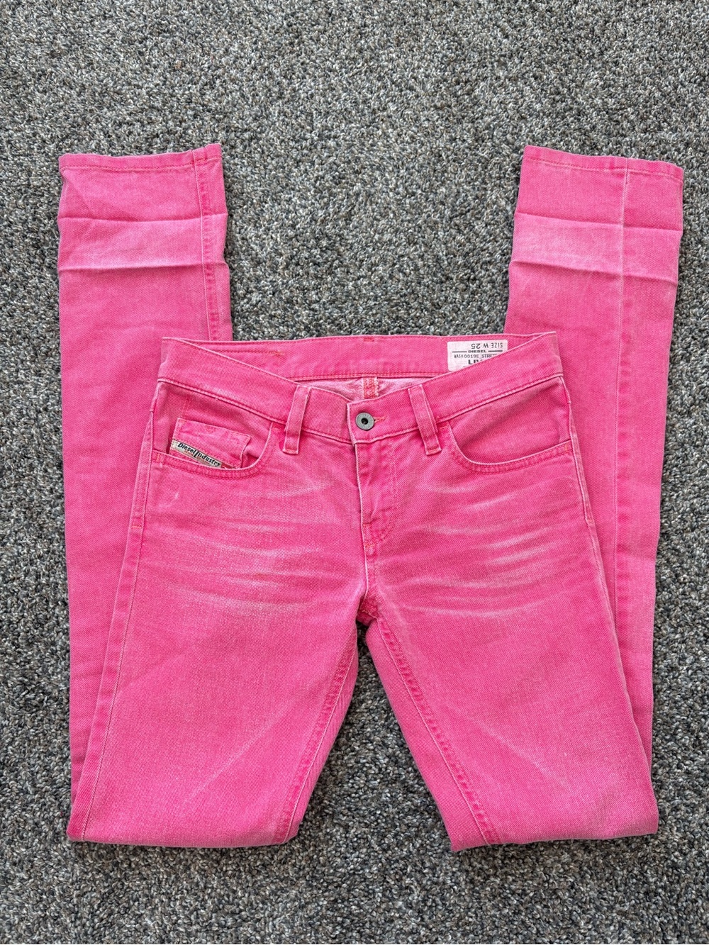 vtg Diesel Livy low rise slim straight leg jeans
